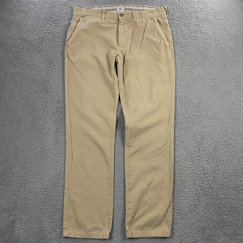 C.P. Company Pants Mens 32x30, 46 IT Chino Twill Corduroy Slacks Khakis Italy